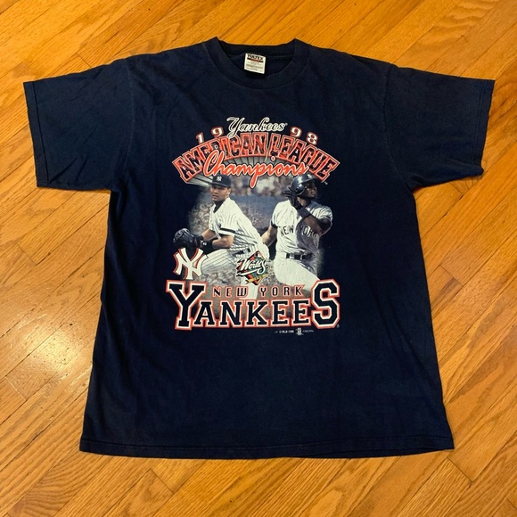 Vintage 1998 American League Champions New York Yankees MLB shirt - Picture 1 of 7